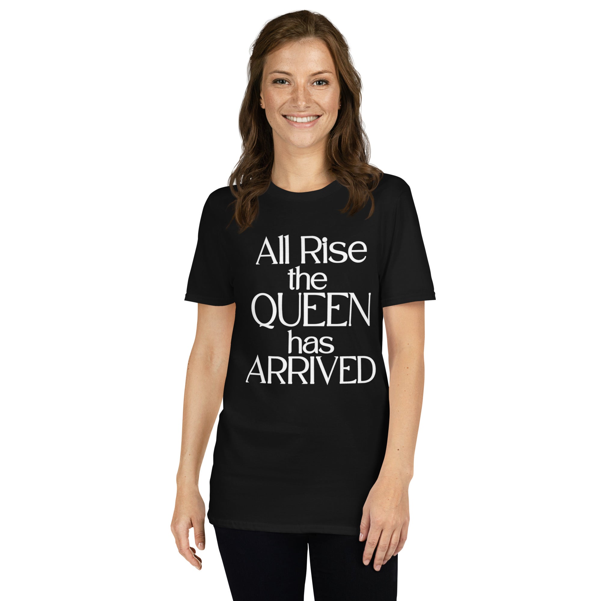 All Rise the QUEEN has Arrived BLACKShort-Sleeve Unisex T-Shirt